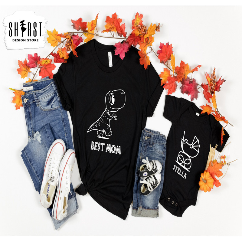 Dinosaur Mom, Our First Mothers Day Shirt, Custom Mothers Day Shirt, Baby Shower Gift, Cute Newborn Shirt, New Mother Shirt, Pregnancy Shirt.jpg