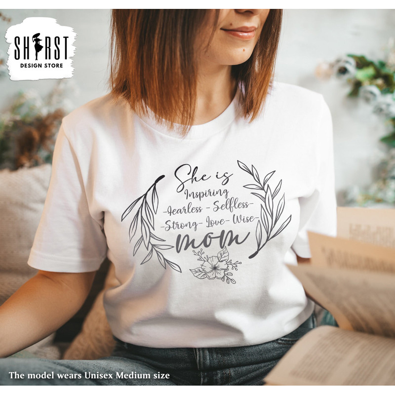 Inspiring Mom Shirt, Mama Shirt, Mom Shirt, Mothers Day Gift, Mothers Day TShirt, Gifts for Mom, Mother Days Gift from Daughter, Love Mom.jpg
