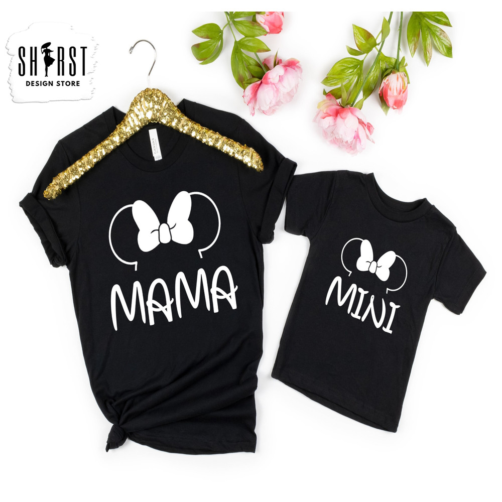 Mama and Mini Shirt, Mothers Day Shirt, Mini Mouse Mom Shirt, Matching Mama Shirt, New Mother Shirt, Pregnancy Shirt Gift, Mom's Shirt.jpg