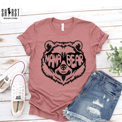 mama bear shirt, cute mom shirt, mom-life shirt, gift for mother, mama bear gift, animal lover shirt, nature lover shirt