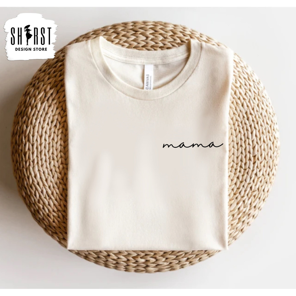 Mom Shirts, Mama Shirt, Best Mom T-Shirt, Favorite Mom Shirts, Mom Pocket T Shirt, Shirt For Mom, Minimalist Mom Shirt, Mama Gift, New Mom.jpg