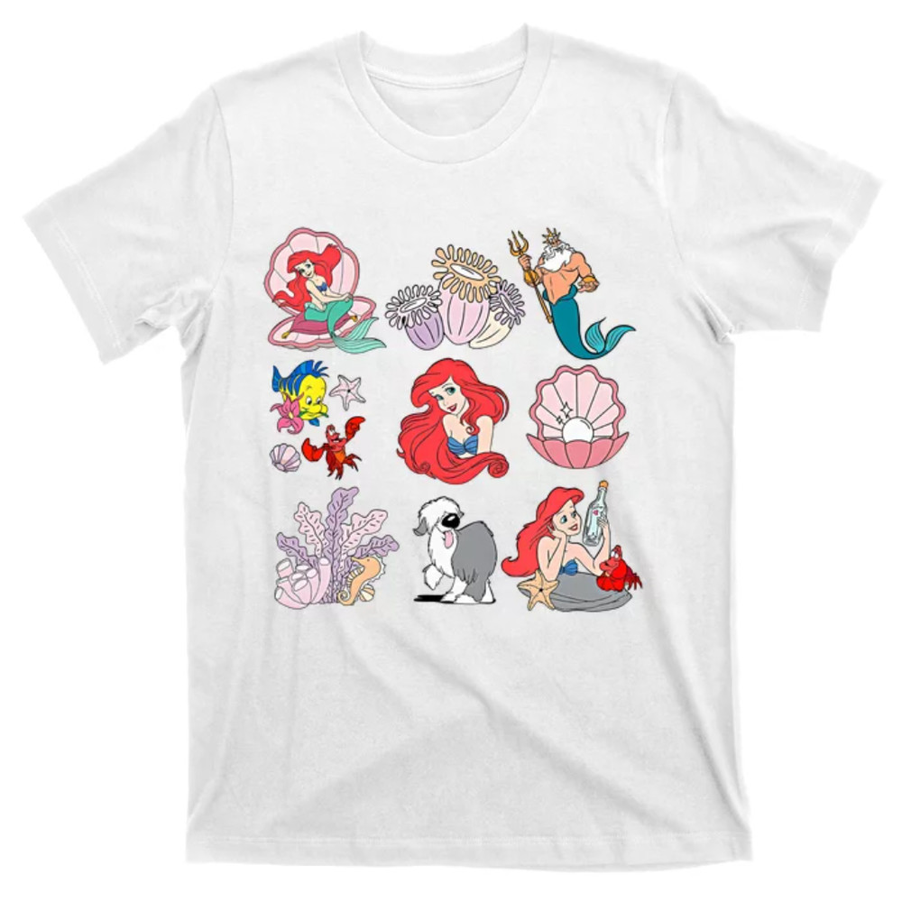 TeeShirtPalace Little Mermaid Afro Mermaid Funny Mothers Day Gift T-Shirt.jpg