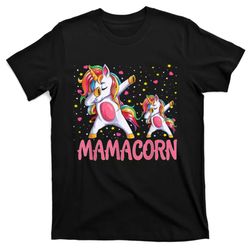 mamacorn unicorn mom baby funny mothers day for t-shirt