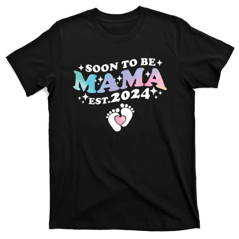 TeeShirtPalace Promoted To Mommy 2024 Soon To Be Mama Funny New Mom Mothers Day T-Shirt.jpg