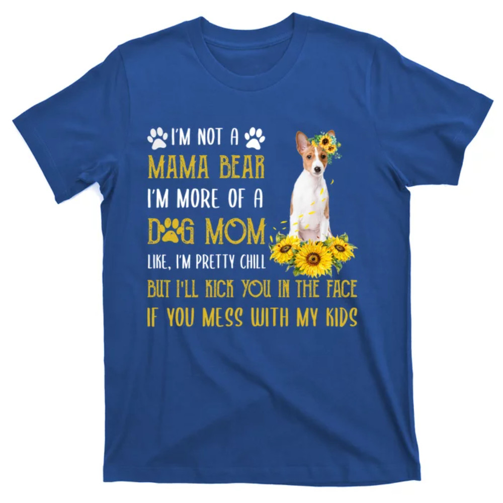 TeeShirtPalace Sunflower Basenji Mom Mothers Day Dog Mom Gift T-Shirt.jpg