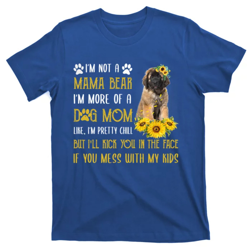 TeeShirtPalace Sunflower Leonberger Mom Mothers Day Dog Mom Gift T-Shirt.jpg