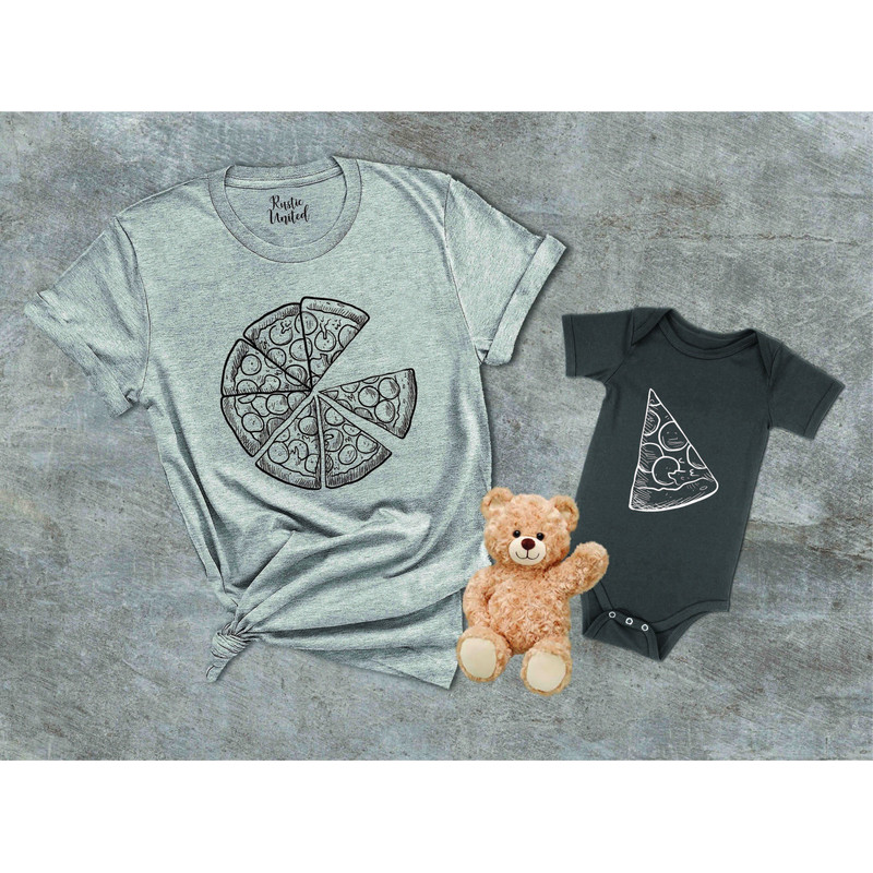 Pizza and Slice Shirts,Daddy And Me Matching Shirts,Fathers Day Gift,Dad and Baby Shirts, New Dad Gift,Fathers Day Matching Outfit,Dad Shirt.jpg