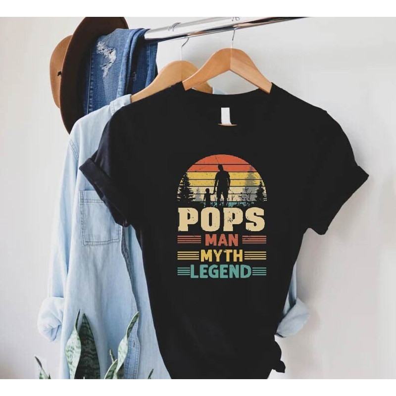Pops Shirt, Gift For Dad,The Man The Myth The Legend,Vintage Dad Shirt,New Dad Gift,Daddy Shirt,Dad Birthday Shirt,Husband Gift,Legend Shirt.jpg