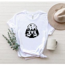 deer hunting shirt, deer scene t-shirt, wildlife shirt, nature scene t-shirt, hunting tee, wild animal hunter shirt, cam