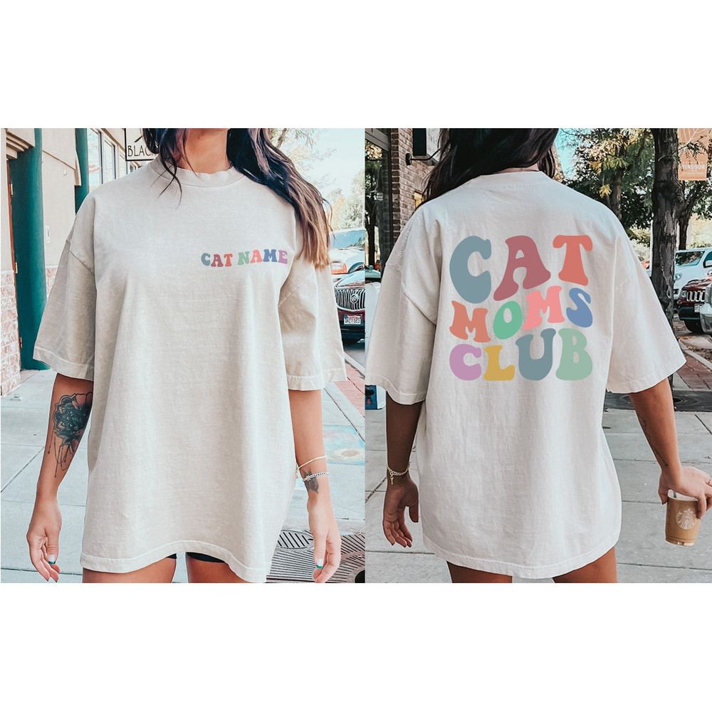 Comfort Colors® Cat Moms Club Shirt, Cat Lover Mom Shirt, Christmas Gift For Mom, Mothers Day Gift, Momma Shirt, Nana Shirt, Cool Cat Mama.jpg