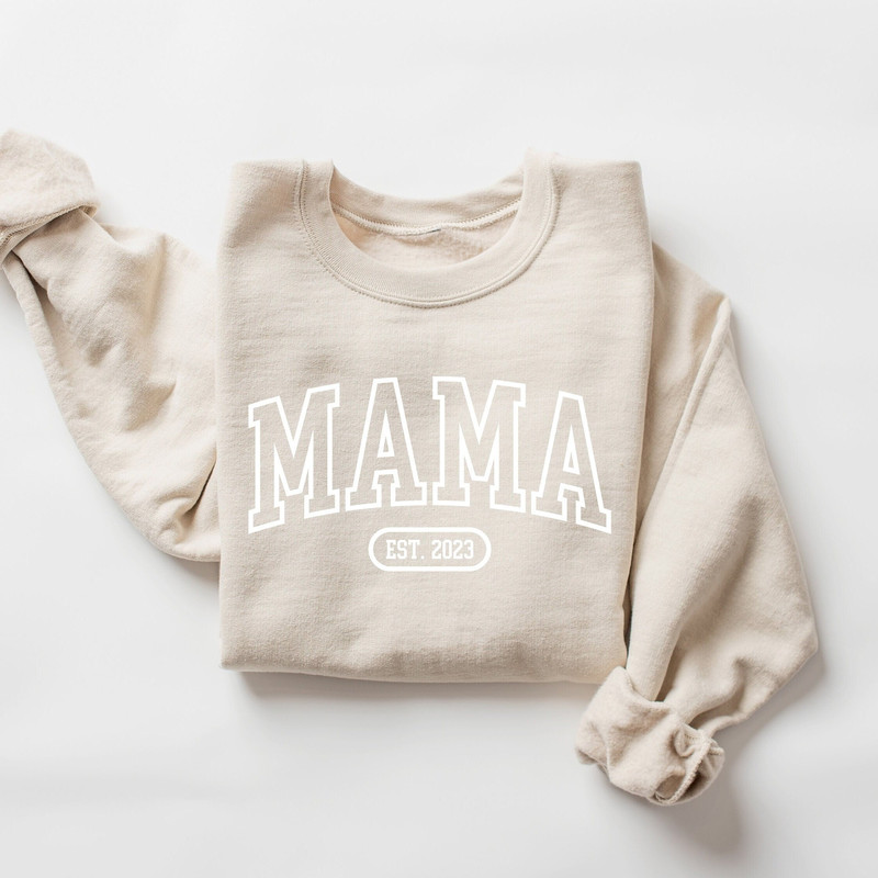 Personalize Mom Gift For Mothers Sweatshirt, Mother's Day Gift, Mama Sweatshirt, Mom Shirt, Mom Life Shirt, Mom Hoodie, New Mom Shirt.jpg