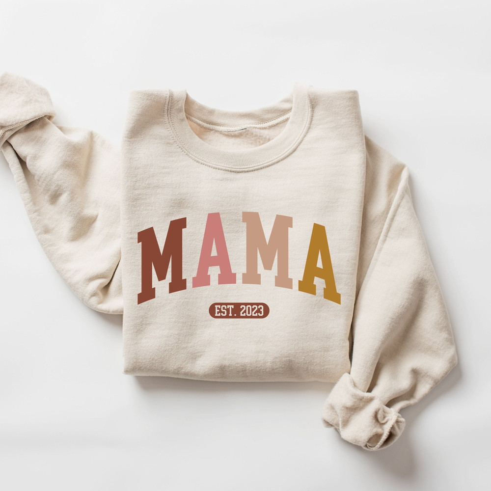 Personalize Mom Gift Sweatshirt, Mothers Day Gift, Mama Sweatshirt, Mom Shirt, Mom Life Shirt, Mom Hoodie, Mama Crewneck, New Mom Shirt.jpg