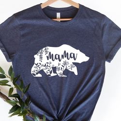 mama bear shirt, floral mama bear shirt, cute mom shirt, mom-life shirt, mothers day gift, gift for mothers 1