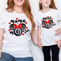 mama mini mouse shirts, disney trip shirts, disney shirt, disney family, disney apparel, custom disney shirt, disney mom