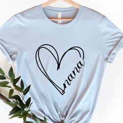 nana shirt for mothers day from grandkids - nana gift for birthday from grandchildren - cute nana t shirt for grandma, g