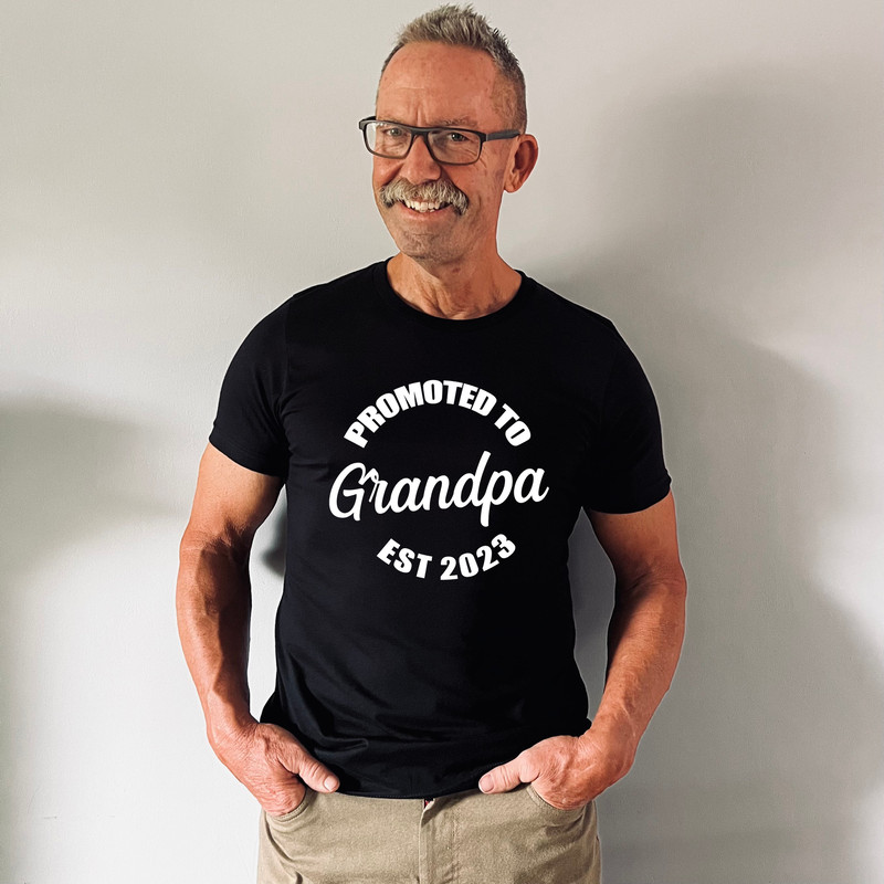 Pregnancy Announcement Grandparents Shirt Promoted To Grandma Grandpa Shirts New Grandparents.jpg