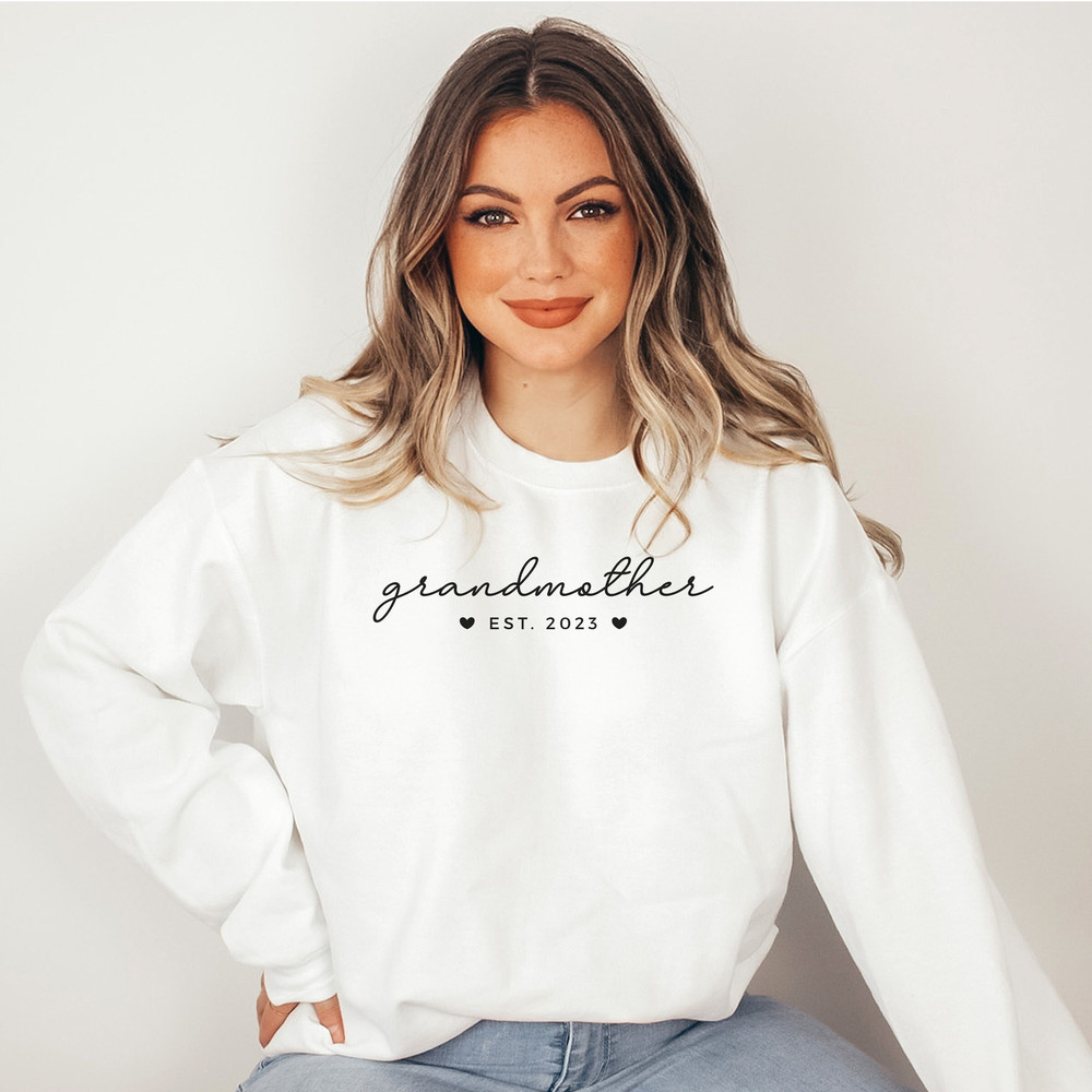 Grandmother Sweatshirt, Mothers Day Gift, Grandmother Gift, Gifts for Grandma, Gift from Grandkids, Grammy Gift, New Grandmother,New Grandma.jpg