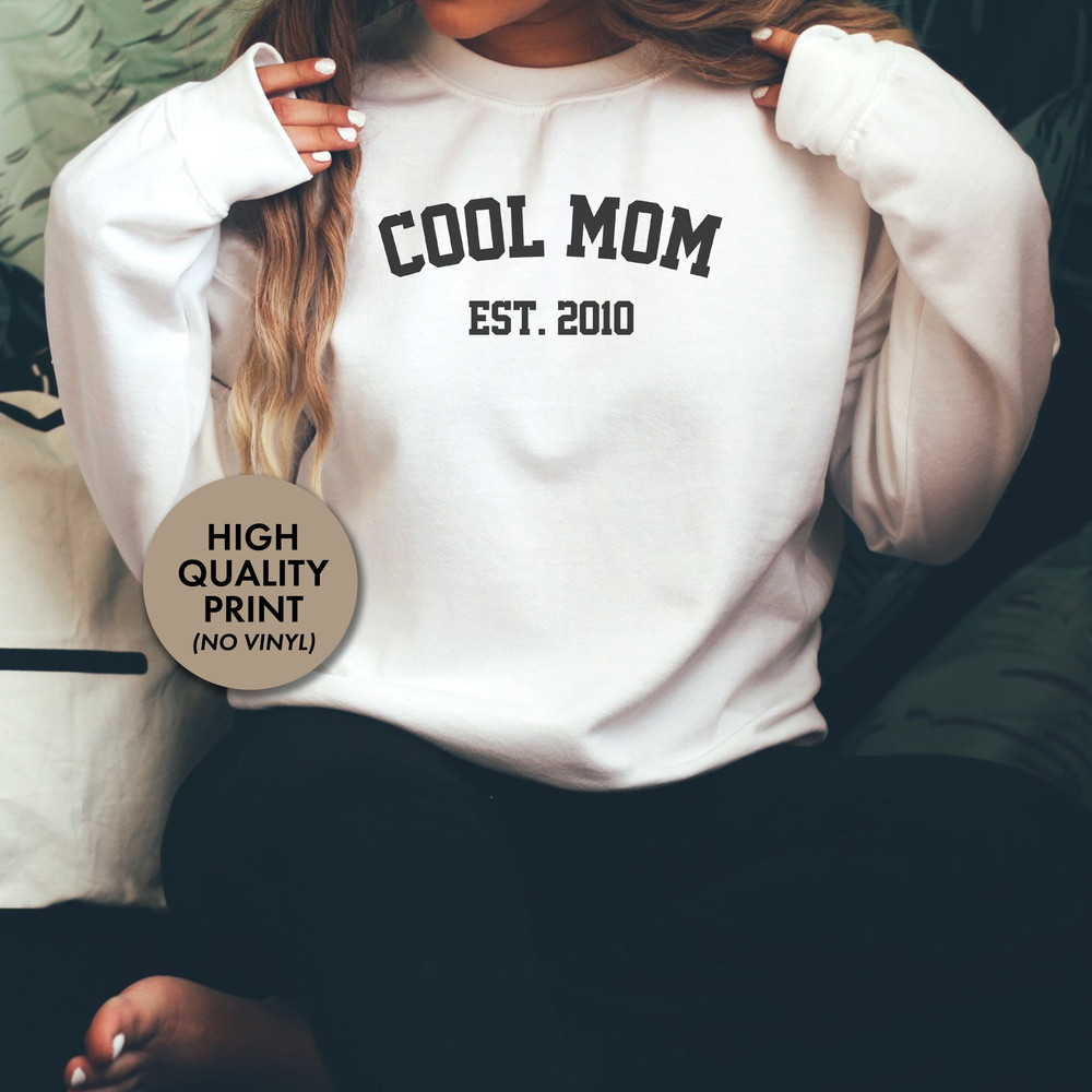 Mom Sweatshirt, Cool Mom Sweatshirt, Mom Shirt Long Sleeve, Mothers Day Gift, Mothers Day Shirt, Mom Est Shirt, Personalized Mom Sweater.jpg