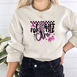 fight for the cure shirt, breast cancer awareness shirt, fight cancer shirt, cancer family support, pink ribbon shirt, p