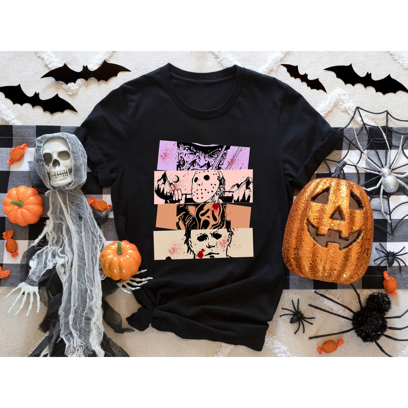 Freddy Jason Scream Collector Shirt, Halloween Sweatshirt, Halloween Themed Shirt, Halloween Costume, Halloween Gift, Spooky Season Shirt.jpg