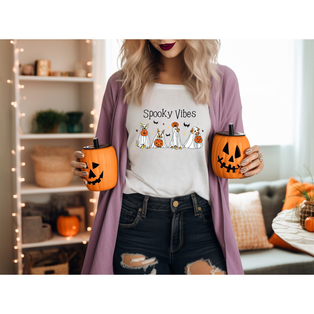 Spooky Vibes Shirt, Halloween Shirts, Spooky Shirt, Funny Halloween Shirt, Halloween Gift Tees, Sarcastic Shirts, Boo Crew Shirt.jpg