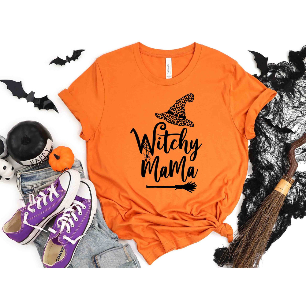 Witchy Mama Shirt, Bad Witch Shirt, Halloween Shirt, Fall T-Shirt, Halloween T Shirt, Women Halloween Shirt, Witch Shirts, Halloween Mom Tee.jpg