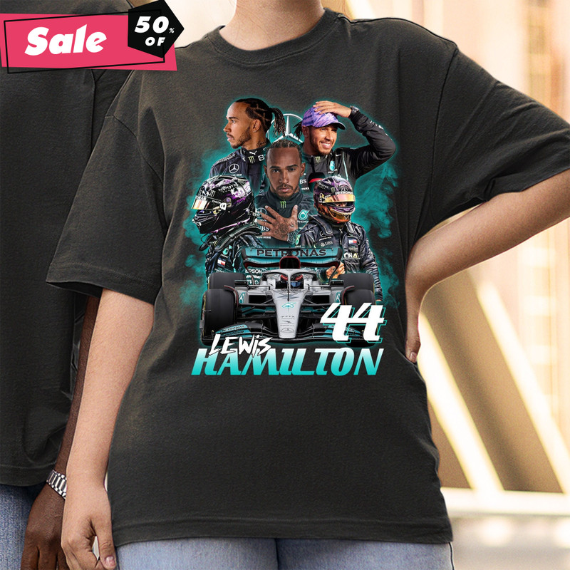 44 Formula Team Mercedes Driver British Championship Racing Formula 1 F1 Lewis Hamilton Shirt.jpg