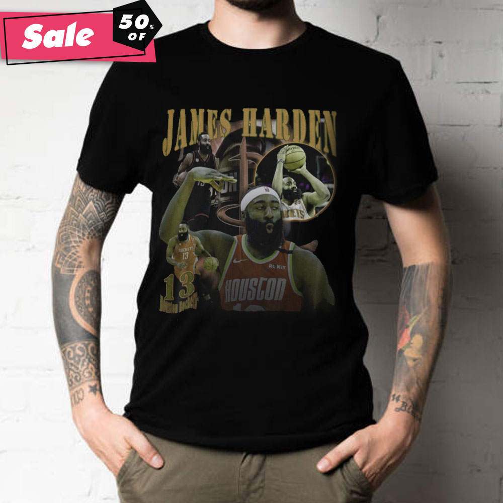 90's Vintage James Harden Basketball Unisex T-Shirt.jpg