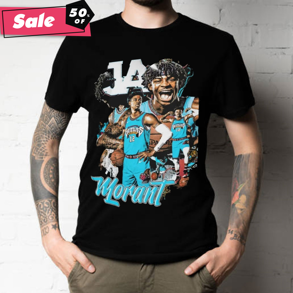 90s Vintage Ja Morant Slam Grizzlies Basketball Unisex T-Shirt.jpg