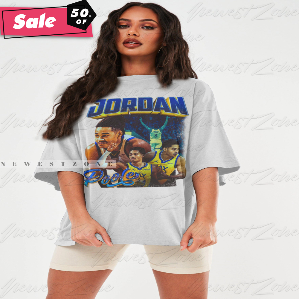 90s Vintage Jordan Poole Basketball Player Unisex T-Shirt.jpg