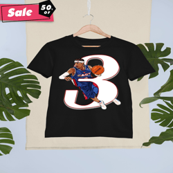 allen iverson all star game inspired throwback nba graphic unisex t-shirt