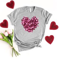 valentines day shirt, valentines shirt, 3d heart shirt, couple shirt, gifts for her, valentines gift for her, love shirt
