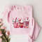 Valentine Coffee Heart Sweatshirt, Women Cute Valentine Shirt, Cozy Love Sweatshirt, Women Valentine Sweater, Funny Valentine, Gift for Her.jpg
