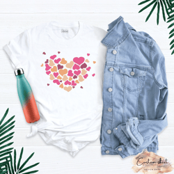 heart shirt, valentines day gift shirt, heart love tee, gift for women, love shirt, cute valentines day, gift for girlfr