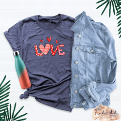 heart valentines shirt, cute love tee, valentines day shirt, heart shirt, valentines day shirts for women, cute valentin