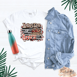 loads of love shirt, couple valentines day shirt, couple matching shirt, leopard print love tee, valentines day shirt, m