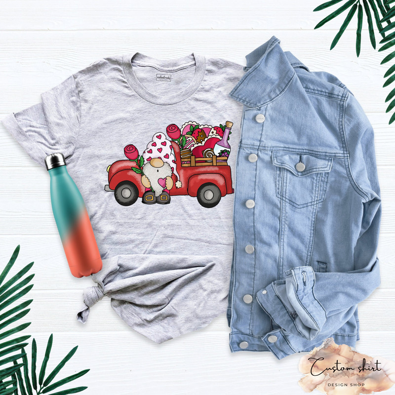 Valentine Day Gnomes Shirt, Valentine Day Shirt, Gnomes Shirts, Gnomes Valentine's Day T-Shirt, Love Gnome Tee, Cute Valentine Tee, Love Tee.jpg