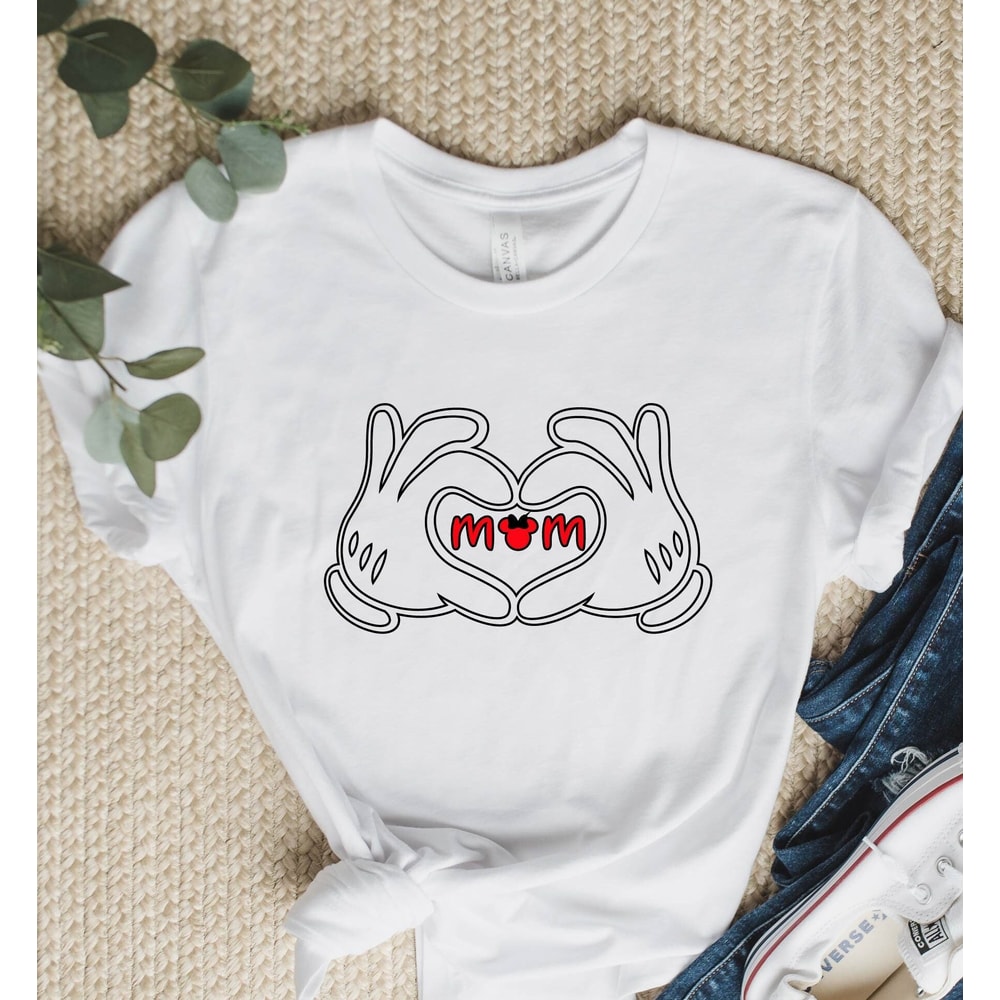 Mickey Hands Disney Mom Love Shirt, Women's Disney Shirt, Gift For My Lovely Mommy, Awesome Mom, Kindness Shirt, Minnie Gift For Mothers..jpg