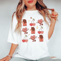 comfort colors valentines day shirt, valentines day tee, retro valentine shirts, valentines day gift for her, teacher va