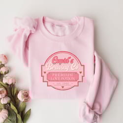 cupids brewing love potion sweatshirt, valentines day sweater for women, valentine crewneck, valentine gift, valentines
