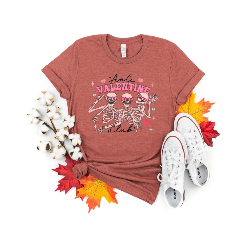Anti Valentine Club Shirt, Anti Valentines Day Gift, Tee for Singles, Gift for Singles, Funny Valentines Day, Anti Valentines Day Shirt.jpg
