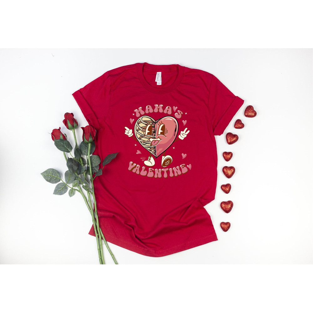 Mama's Valentine Shirt, Mama Shirt, Valentines Day Shirt, Mama Valentine Shirt, Cute Valentines Shirt, Valentine Gift, Gift For Mom.jpg