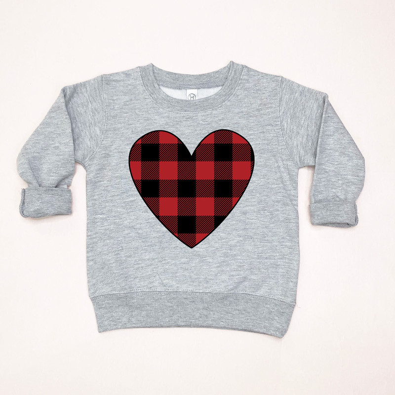 Buffalo plaid heart shirt, Kids valentines day shirt, girls valentines day shirt, baby valentines day shirt, custom valentines day shirt.jpg