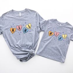 mommy and me valentines shirts, women valentines day shirt, matching mom and daughter shirts, matching outfits, valentin