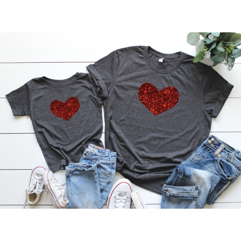 womens valentines day shirt, Matching valentines shirt, mom and me valentines day shirt, heart shirt, valentines day outfit.jpg