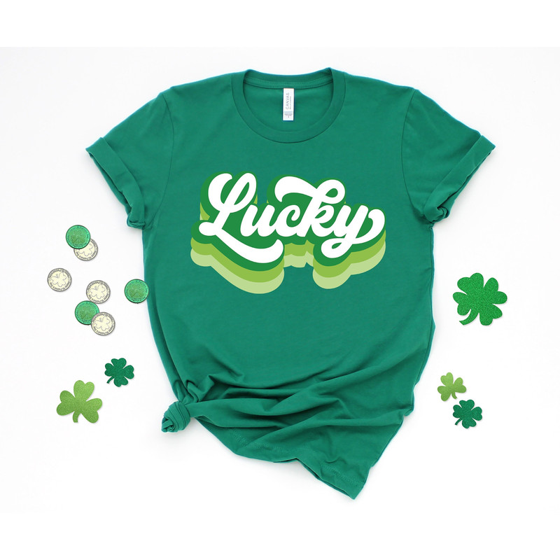 Retro Lucky Shirt, Retro St Patricks Day Shirt, Lucky Shirt, St Patricks Day Shirt, Cute St Pattys Shirt, St Patrick Tee, Patricks Lucky tee.jpg