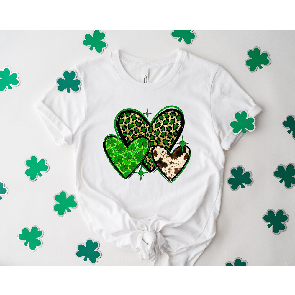 Saint Patrick's Day Heart Shirt, St Patrick Day Shirt, Shamrock Shirt, Heart Shamrock Shirt, Lucky Shirt, Irish Shirt, St. Paddy's Day Shirt 1.jpg