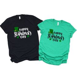 happy st patricks day shirt, happy saint patricks day shirt, st patricks family shirt, matching family shirt, st patrick