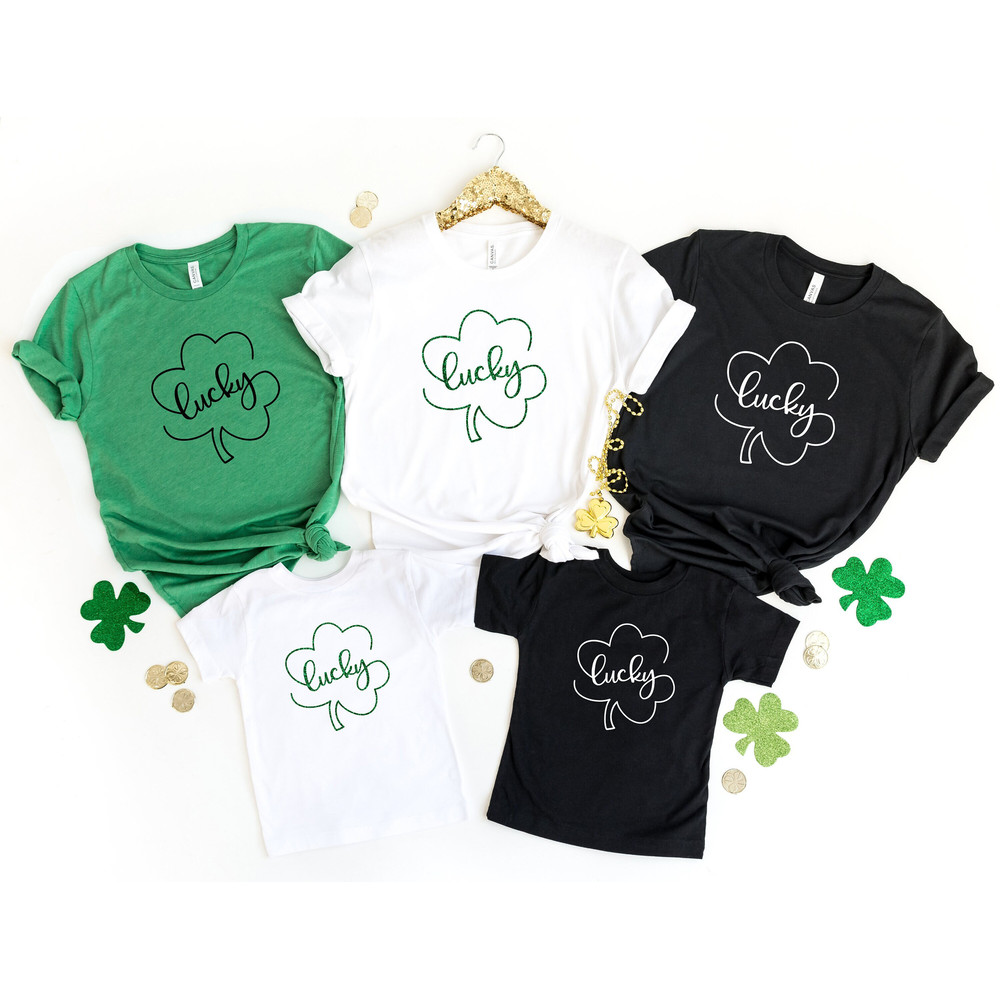 Lucky Clover Shirt, Lucky Shamrock Shirt, Clover Shirt, St Patricks Day Shirt, St Patricks Shamrock Shirt, Love Shirt, Shamrock Shirt.jpg
