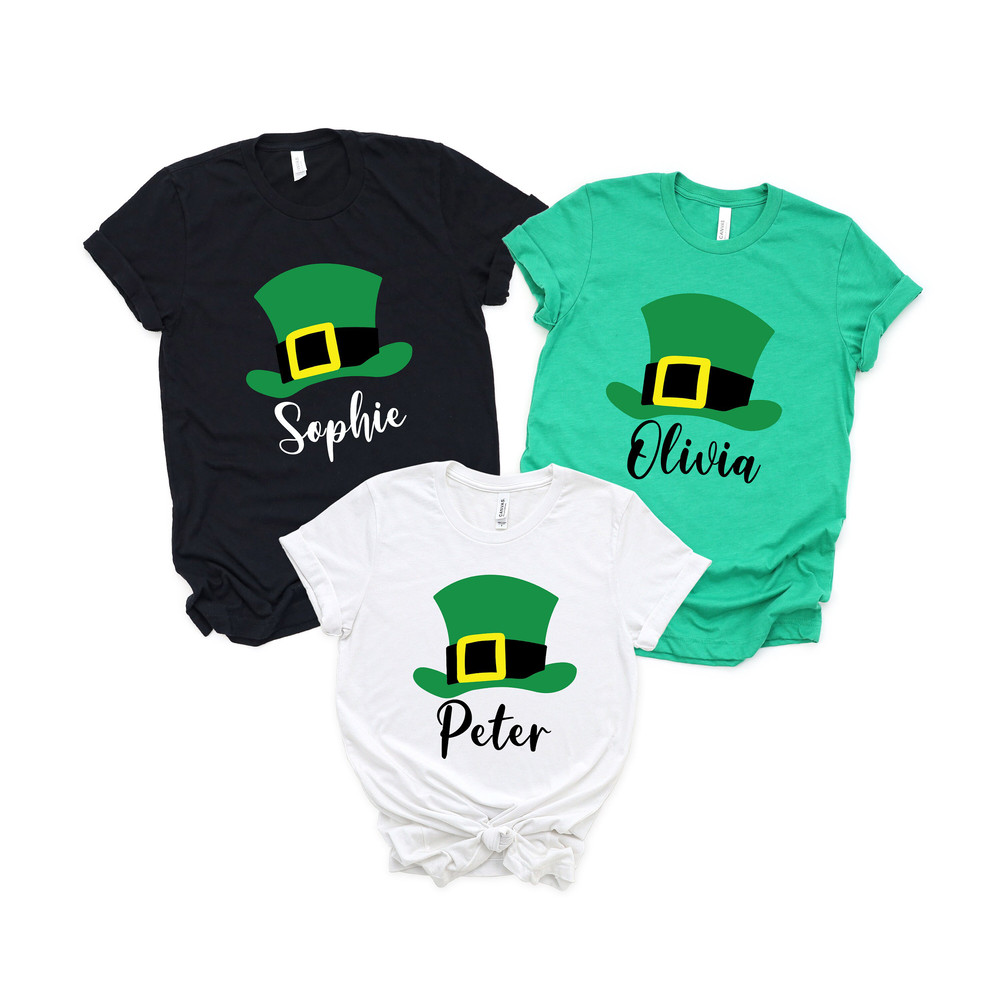 Personalized Leprechaun Hat Shirt, Custom Leprechaun Hat Shirt, Leprechaun Hat Shirt, St Patricks Day Shirt, Patricks Day Shirt.jpg